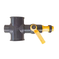 4WC Tee 75 mm / Ball Valve 40 mm / 40 mm Lock