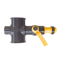 4WC Tee 75 mm / Ball Valve 40 mm / 40 mm Lock