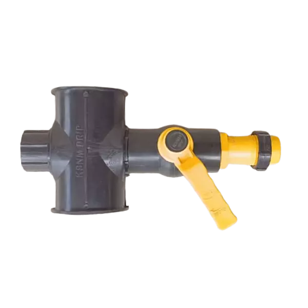4WC Tee 75 mm / Ball Valve 40 mm / 40 mm Lock