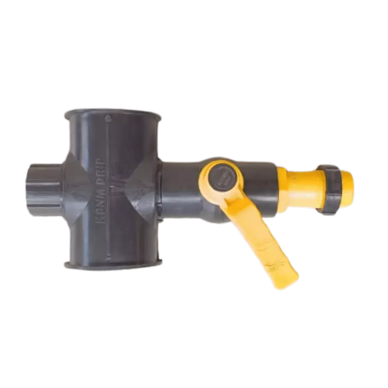 4WC Tee 75 mm / Ball Valve 40 mm / 40 mm Lock