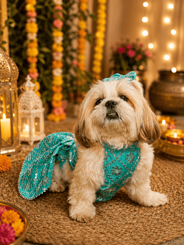 Rajwadi Emerald Lehenga Choli