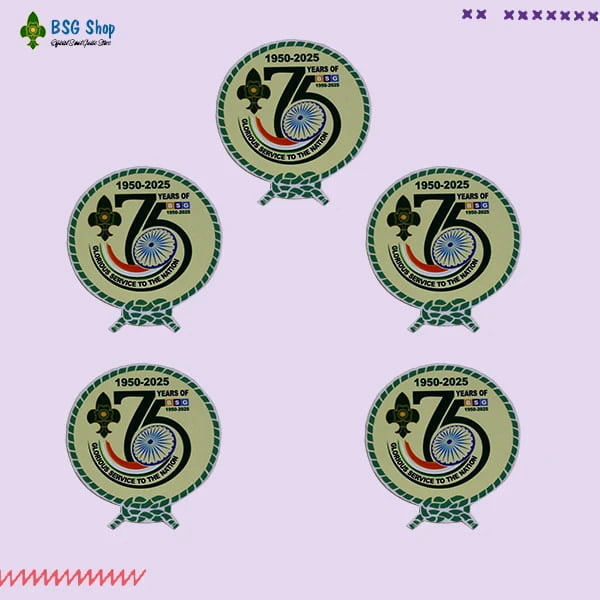 75 Years of BSG - Badge Printed