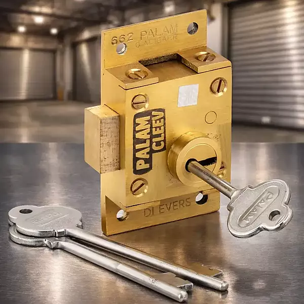 (5602) Palam Side Shutter Lock Brass 763 Classic