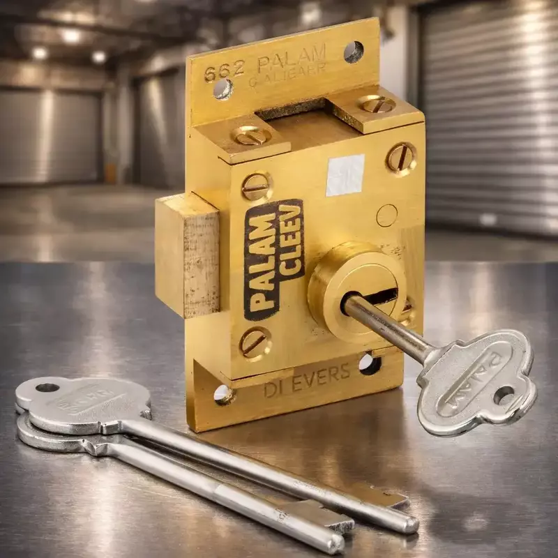 (5602) Palam Side Shutter Lock Brass 763 Classic