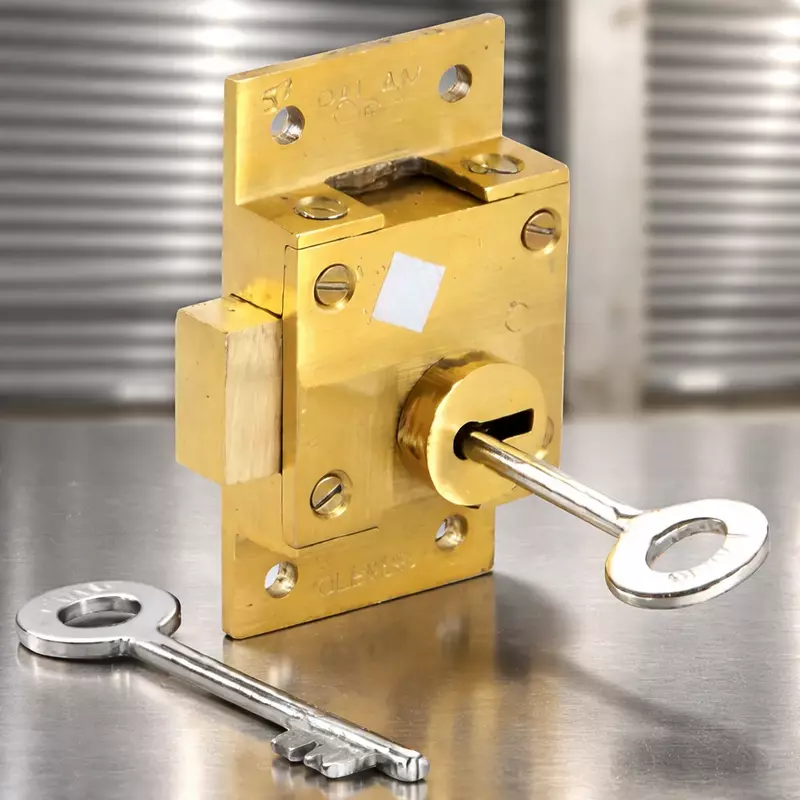 (5601) Palam Side Shutter Lock Brass 763