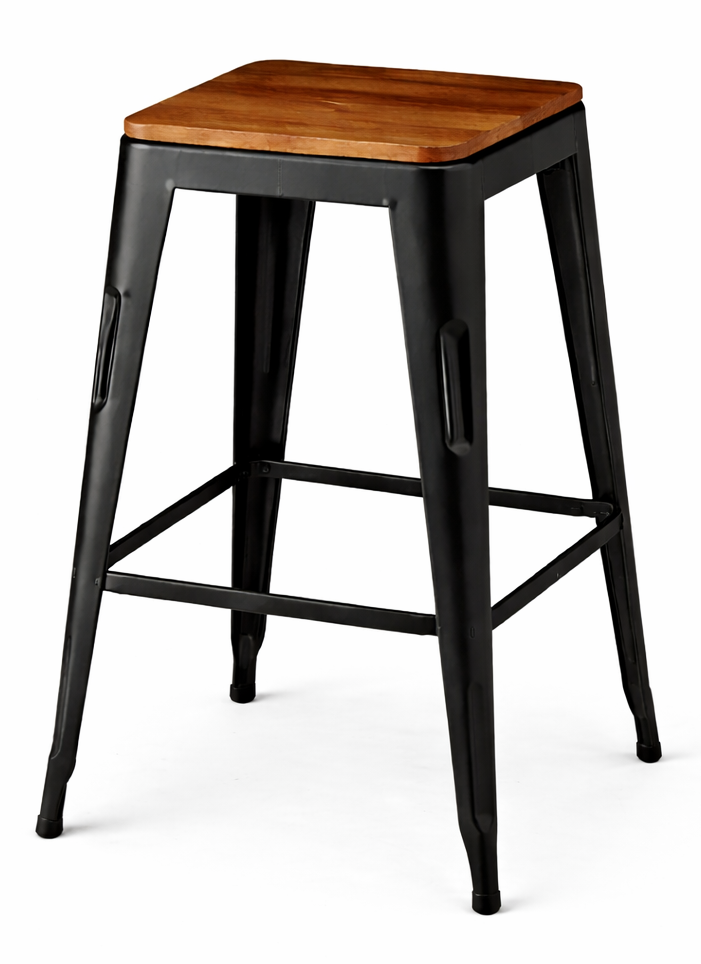 Marcel Stool Wooden Seat