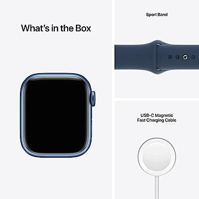 Apple Watch Series 7 (GPS, 41mm) - Blue Aluminium Case