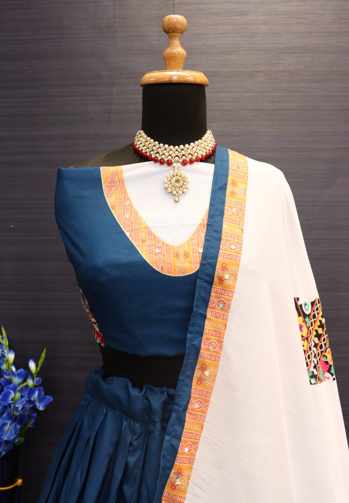 New Lounching Digital Print Muslin Cotton Lehenga Choli D.31