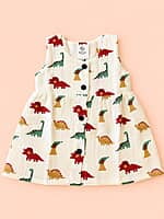 Vizhi - Muslin Front Open Frock - Assorted Prints Vizhi - Muslin Front Open Frock - Assorted Prints