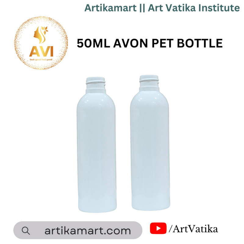 50ml AVON PET Bottle WHITE MILKY - 20mm Neck 50ml AVON PET Bottle WHITE MILKY - 20mm Neck