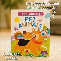 Pet Animals -Touch & Feel Sensory Board Book