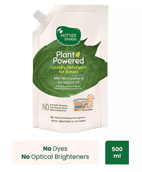 Mother Sparsh Plant Powered laundry Detergent Refill Pack - 500 ml