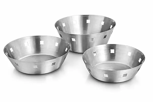 SS BREAD BASKET ROUND MEDIUM