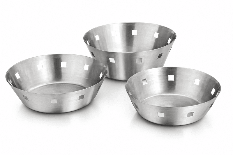 SS BREAD BASKET ROUND BIG