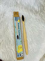 Bamboo Adult Toothbrush- Activated Charcoal Bristles