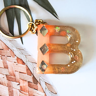 'B' ESPEJO LETTER KEYCHAIN (LKB00033) 'B' ESPEJO LETTER KEYCHAIN (LKB00033)