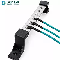 6 Hole Earth Bench / Terminal Strip | Stainless Steel Grounding Bar