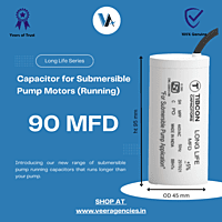 Tibcon 90 MFD 440 V Capacitor for Submersible Pump