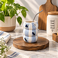 FORA Bloom Sipper with Steel Straw