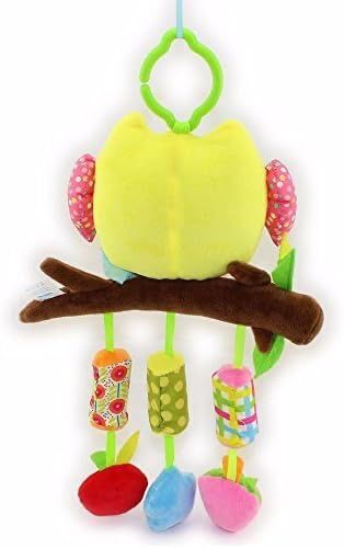 Whimsy Owl Multi-Sensory Activity Teething Toy & Rattle