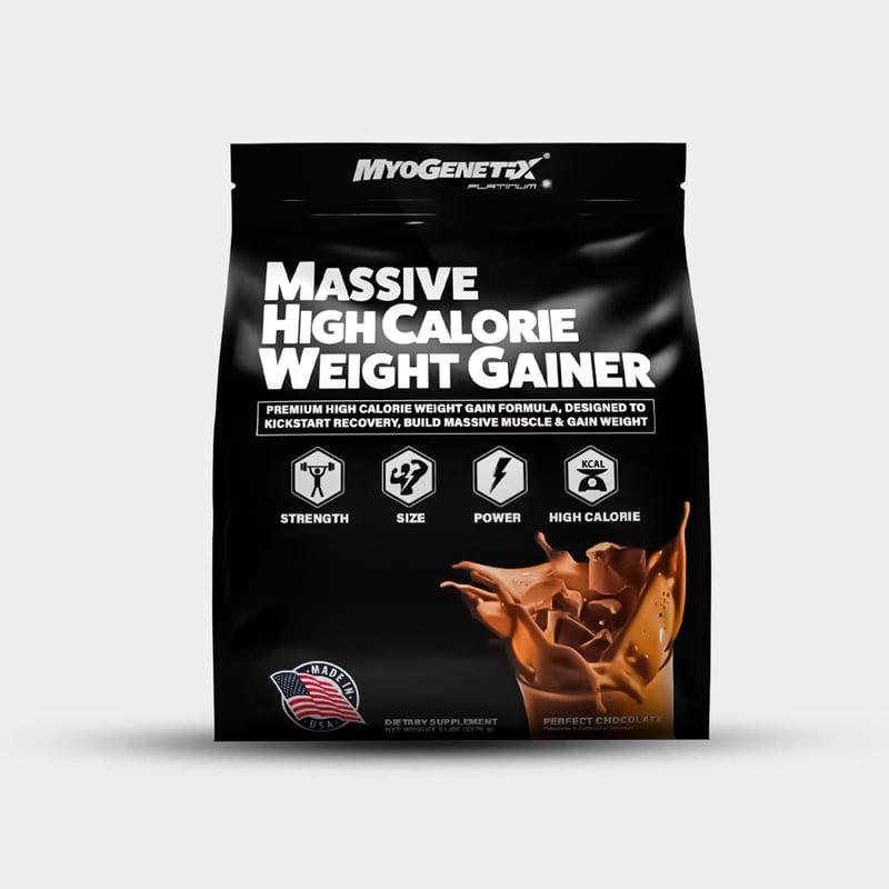 Myogenetix Massive High Calorie Weight Gainer, 6lbs (Platinum Series)