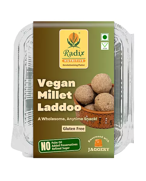 Millet Laddoo - 200 g | with Jaggery | Vegan | Gluten Free