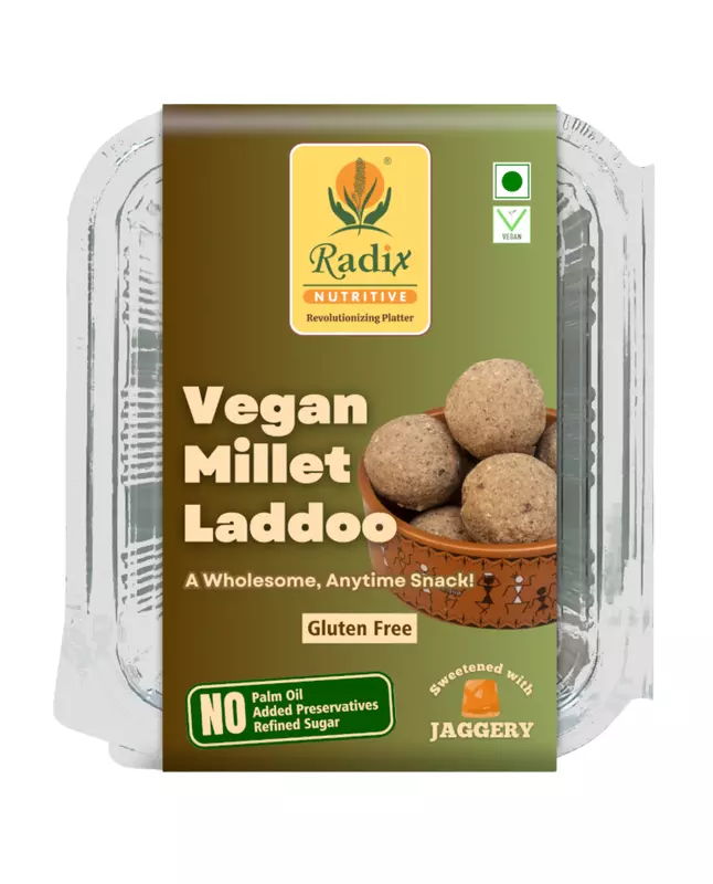 Millet Laddoo - 200 g | with Jaggery | Vegan | Gluten Free