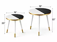 Taj Marble Side Table