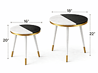 Taj Marble Side Table