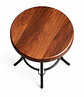 Brisco Industrial Crank Adjustable Height Bar Stool