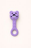 Tiny Bear - Silicone Teether and Rattle - Pack of 1
