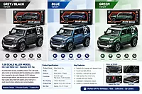 Alloy Model Car – Defender 1:28
