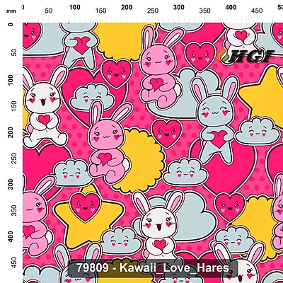 79809 Kawaii Love Hares