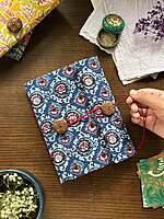 Traditional Bahi Notebook- Indigo