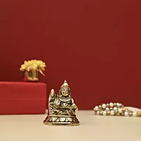 Brass Kuber - 3 inch Height | Auspicious Brass Idol of Kuber for Prosperity and Financial Well-being