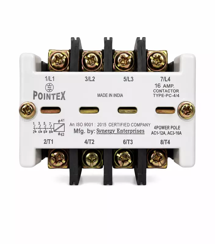 Pointex PCH 4 Pole 16A Modular Contactor | 220V AC Coil | 4P |