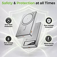 Ultraprolink UM1334SLV Juice-Up Mag 9 Magnetic Wireless Powerbank 10000mAh (Silver)