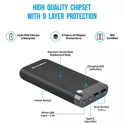 POWER BANK AMBRANE 20000 MAH PP-20 POWER BANK AMBRANE 20000 MAH PP-20