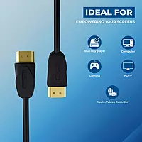 Lapcare High-Speed HDMI 1.4 Cable – 1.5m | Ethernet Support | 3D & True Ultra HD | Audio & Video Cable