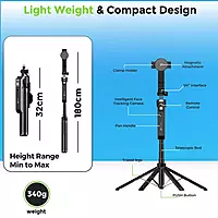 UltraProlink UM1279 - Snap-Z Aura Tripod with Dual Phone Holder & Face Tracking