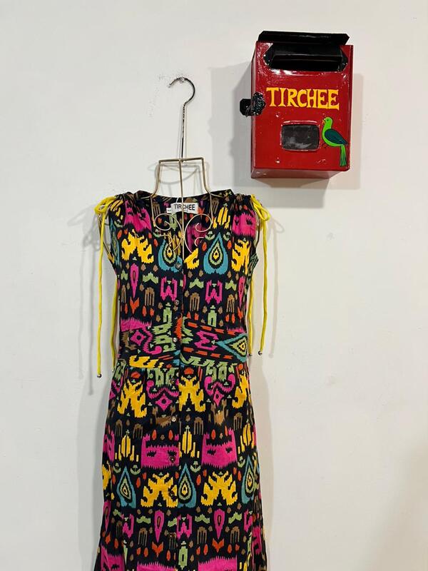 Leher's Sleeve-Less Fit & Flare Dress - Black & Colours