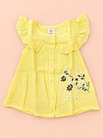 Nilavi – Muslin Front-Open Baby Frock | Assorted Colours Nilavi – Muslin Front-Open Baby Frock | Assorted Colours