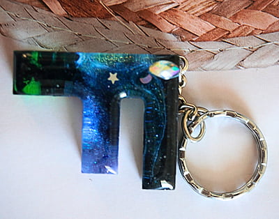 'F' AURORA BOREGALIS KEYCHAIN(LKB00060) 'F' AURORA BOREGALIS KEYCHAIN(LKB00060)