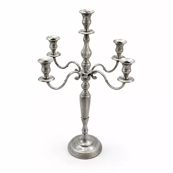 ALUMINIUM CANDLE STAND MEDIUM