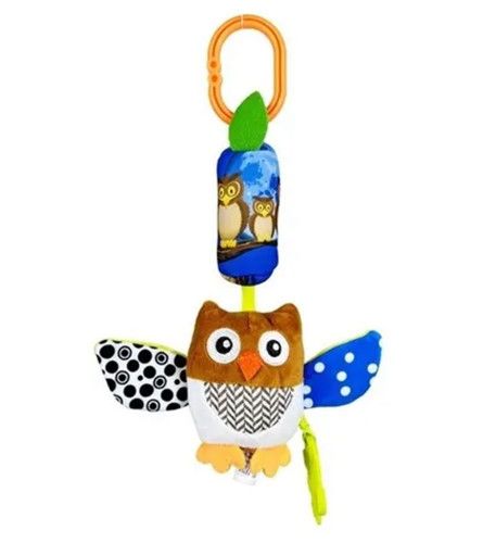 Baby Owl Multi-Sensory Hanging Teething Toy & Rattle