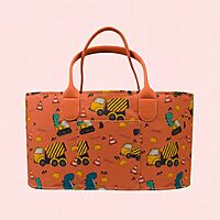 Diaper Caddy - Oval - Dino