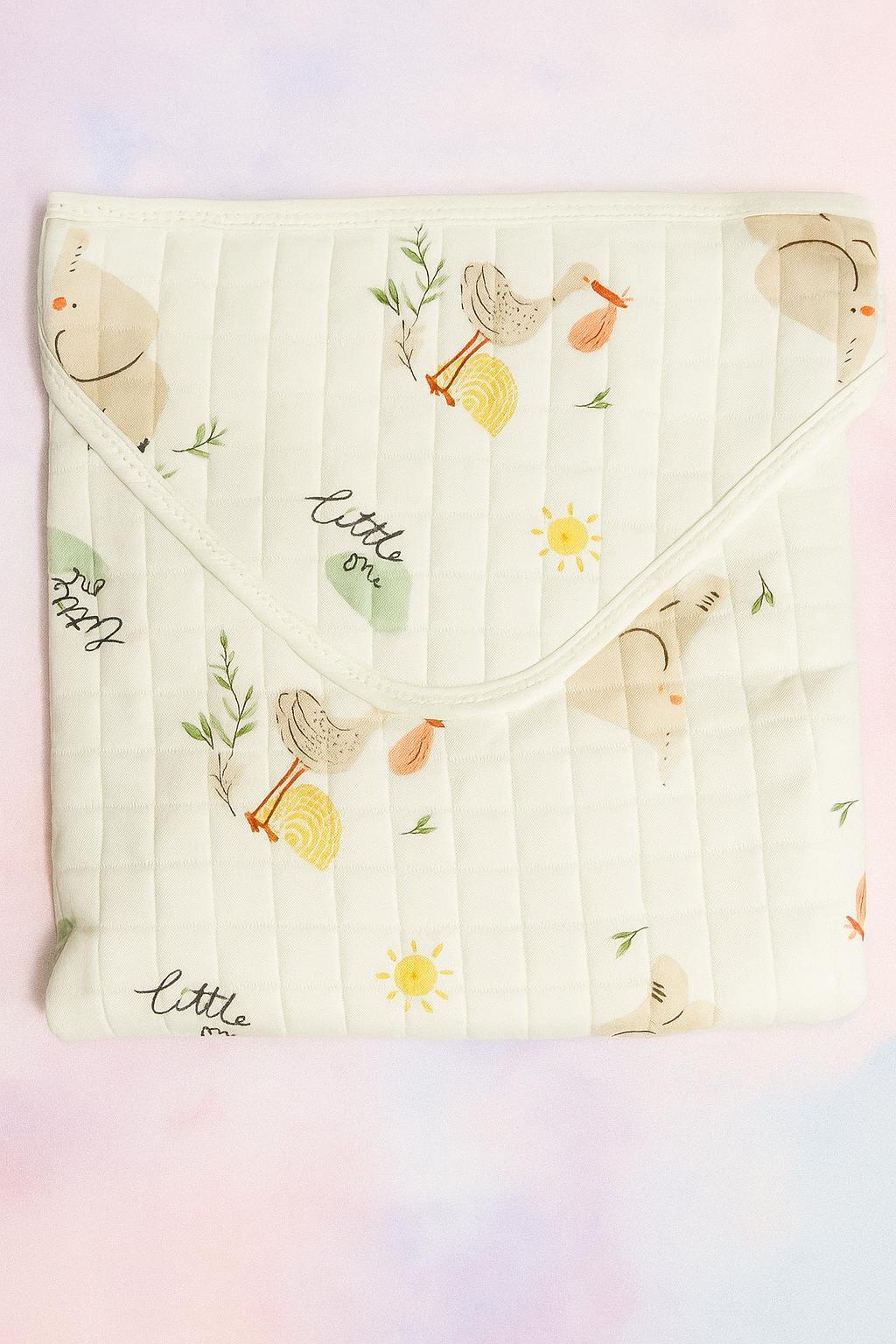 Muslin Hooded Baby Blanket (85x85 cm) – Soft, Organic, Assorted Design Muslin Hooded Baby Blanket (85x85 cm) – Soft, Organic, Assorted Design