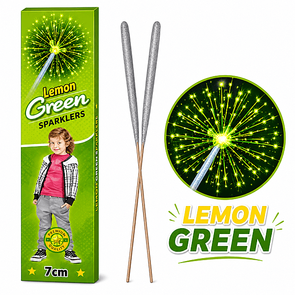 7CM - Green Sparklers