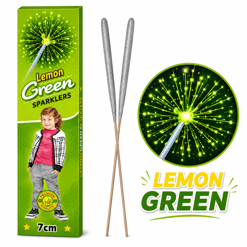 7CM - Green Sparklers