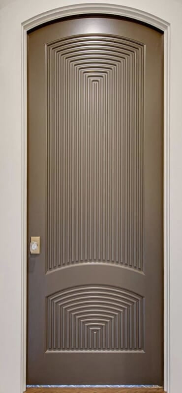 Elegant HDHMR Fluted Door with Deco Paint